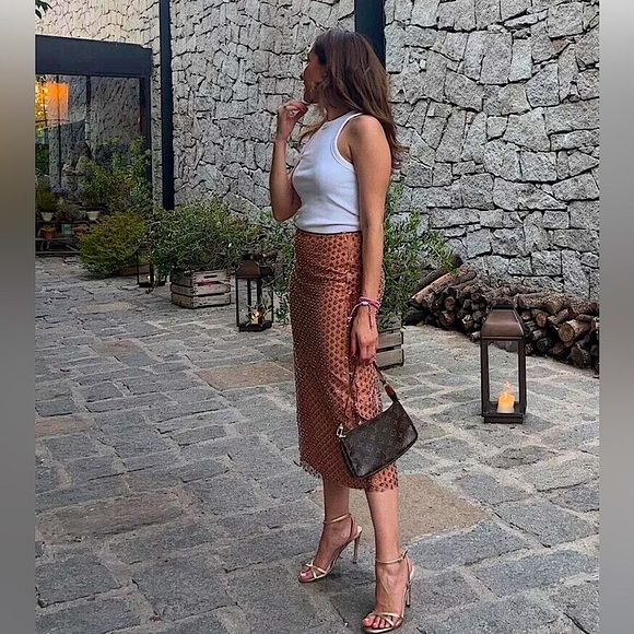 ZARA Collection Beaded Skirt - Picture 9 of 9